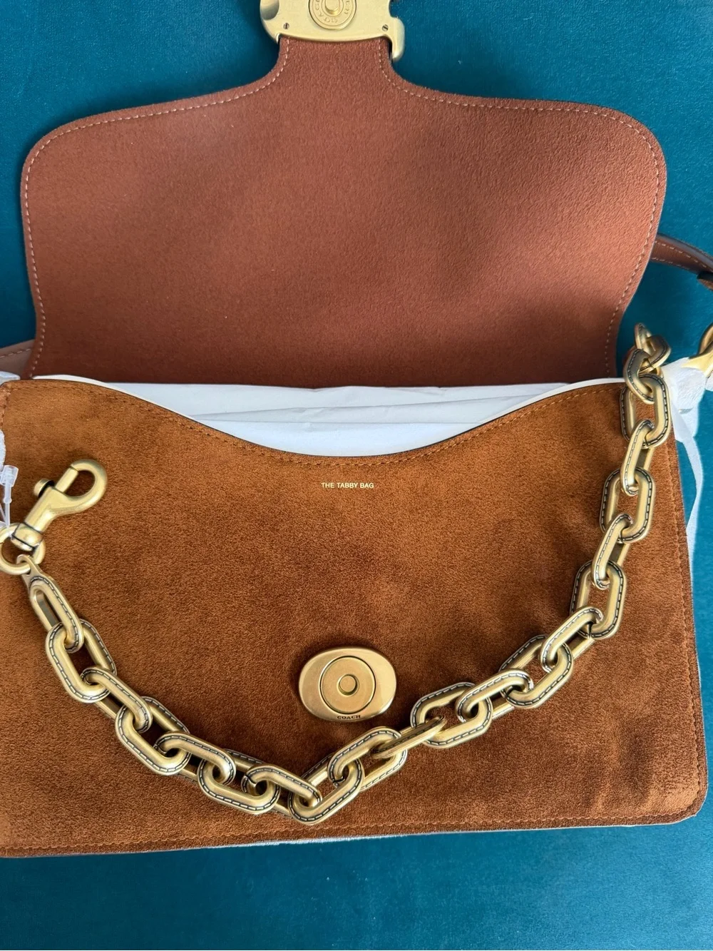 NWT Coach Tabby Shoulder Bag in Warm Brown